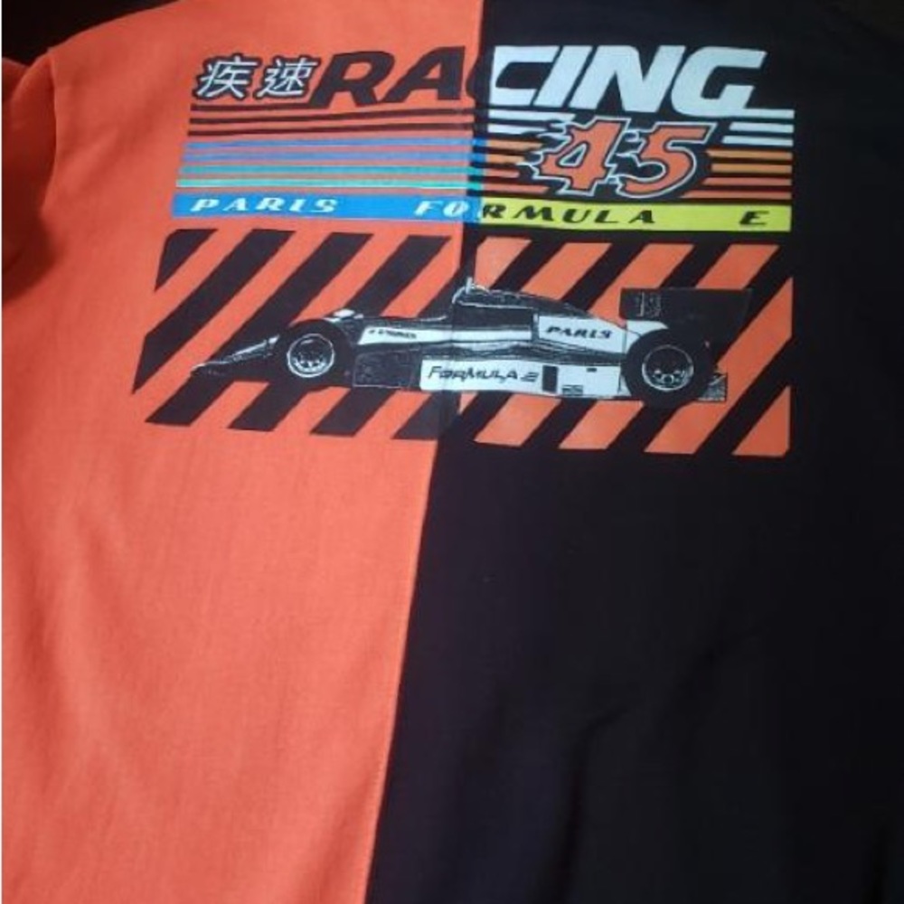 XL racing theme hoodie